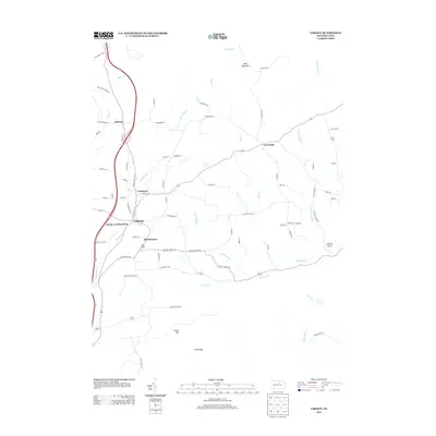 2013 Map of Liberty, 2013 Print