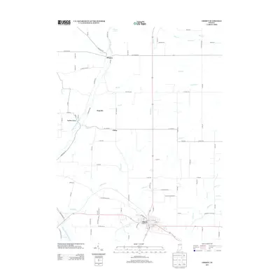 2013 Map of Liberty, 2013 Print