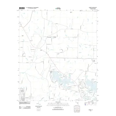 2012 Map of Liberty, 2012 Print