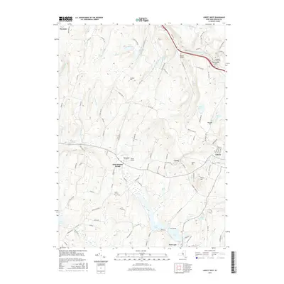 2016 Map of Liberty West, 2016 Print