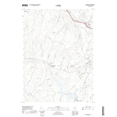 2019 Map of Liberty West, 2019 Print