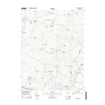 2014 Map of Libertytown, 2014 Print