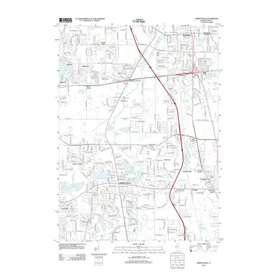 2012 Map of Libertyville, 2012 Print