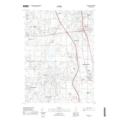 2018 Map of Libertyville, 2018 Print