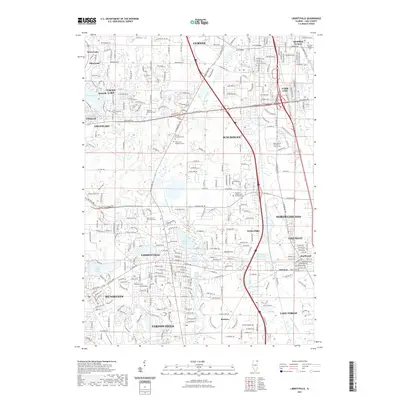 2021 Map of Libertyville, 2021 Print