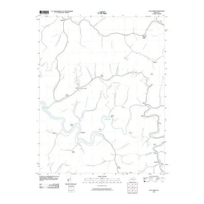 2010 Map of Lick Creek, 2010 Print