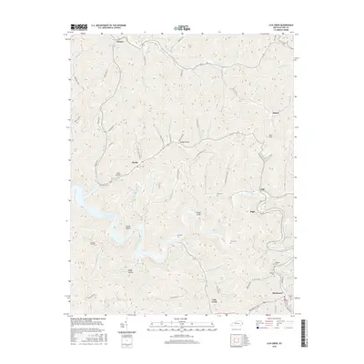 2016 Map of Lick Creek, 2016 Print