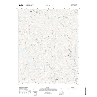 2019 Map of Lick Creek, 2019 Print