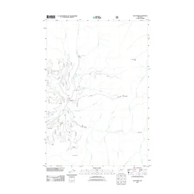 2011 Map of Lick Creek, 2011 Print