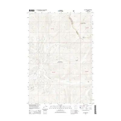 2014 Map of Lick Creek, 2014 Print