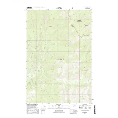 2017 Map of Lick Creek, 2017 Print