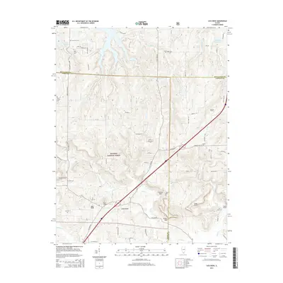 2015 Map of Lick Creek, 2015 Print