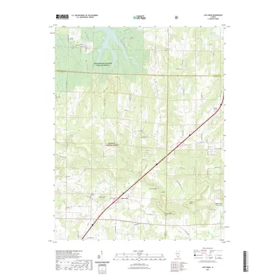 2021 Map of Lick Creek, 2021 Print