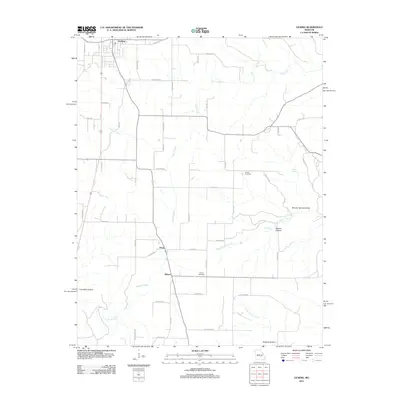 2011 Map of Licking, 2011 Print