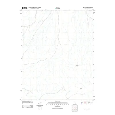 2011 Map of Lida Wash SW, 2011 Print