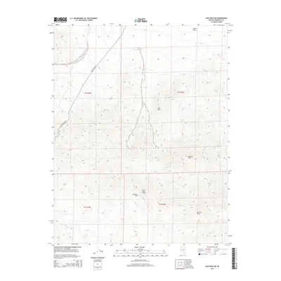 2014 Map of Lida Wash SW, 2014 Print