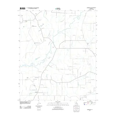 2012 Map of Liddieville, 2012 Print