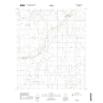 2018 Map of Liddieville, 2018 Print