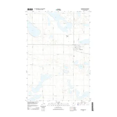 2014 Map of Lidgerwood, 2014 Print