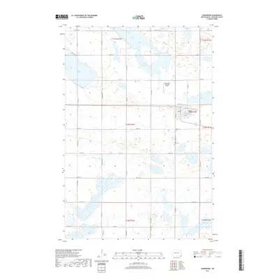 2017 Map of Lidgerwood, 2017 Print