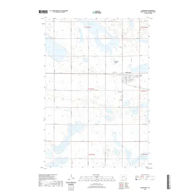 2020 Map of Lidgerwood, 2020 Print