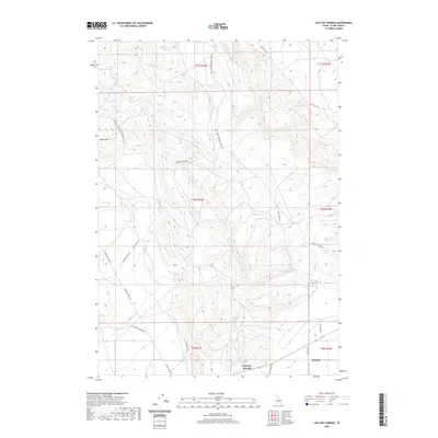 2020 Map of Lidy Hot Springs, 2020 Print