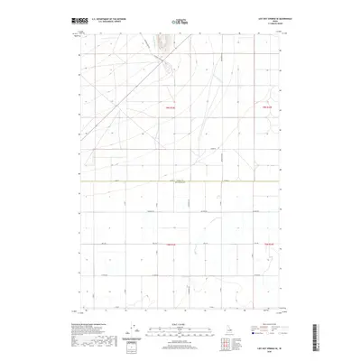 2020 Map of Lidy Hot Springs SE, 2020 Print