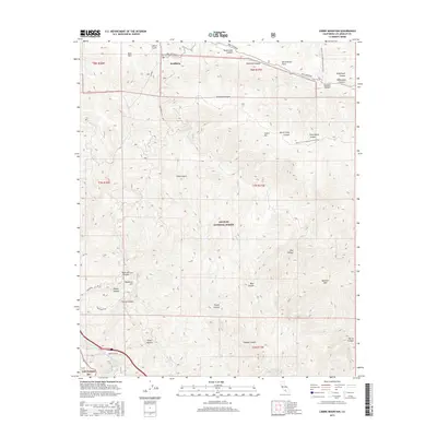 2015 Map of Liebre Mountain, 2015 Print