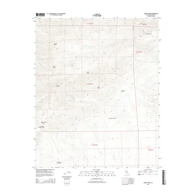 2015 Map of Liebre Twins, 2015 Print