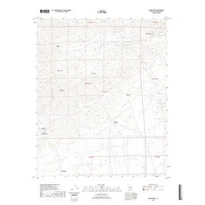 2018 Map of Liebre Twins, 2018 Print