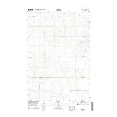 2014 Map of Liens Dams, 2014 Print