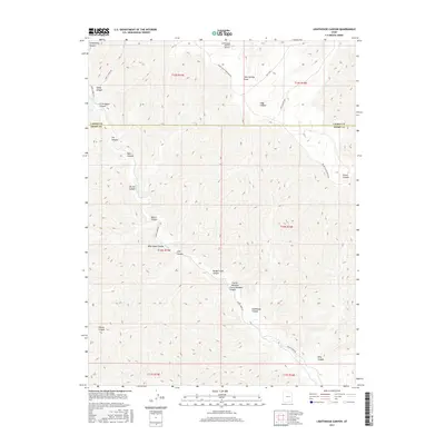 2017 Map of Lighthouse Canyon, 2017 Print