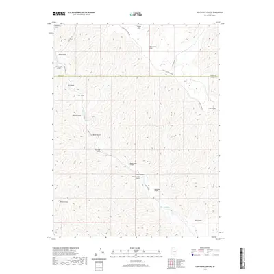 2020 Map of Lighthouse Canyon, 2020 Print