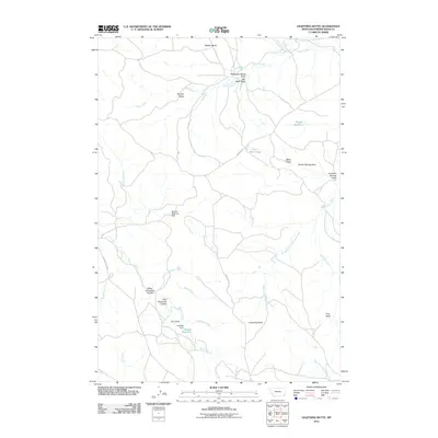 2011 Map of Lightning Butte, 2011 Print
