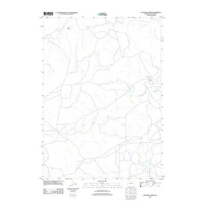 2012 Map of Lightning Creek, 2012 Print
