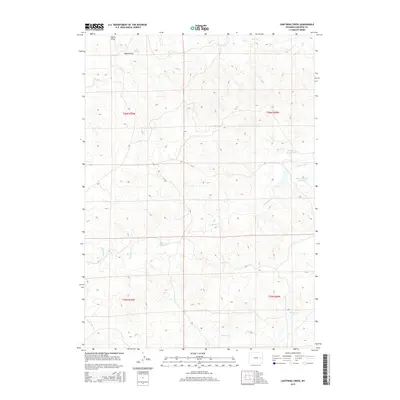 2015 Map of Lightning Creek, 2015 Print