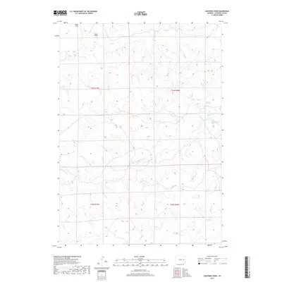 2017 Map of Lightning Creek, 2017 Print