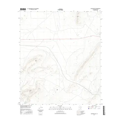 2016 Map of Lightning Hills, 2016 Print