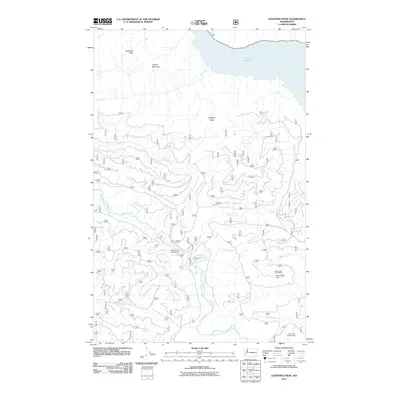 2011 Map of Lightning Peak, 2011 Print
