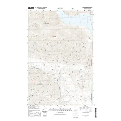 2014 Map of Lightning Peak, 2014 Print
