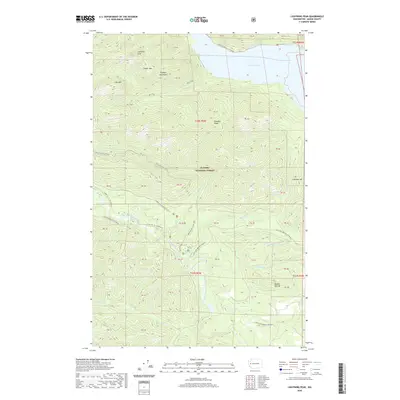 2020 Map of Lightning Peak, 2020 Print