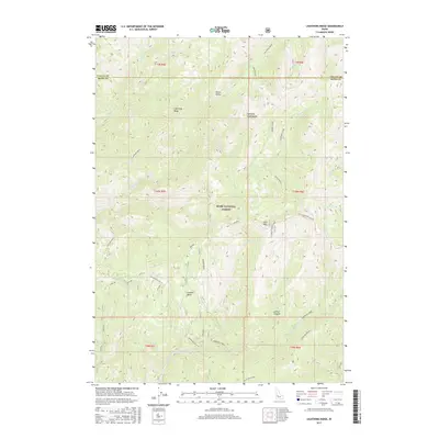 2017 Map of Lightning Ridge, 2017 Print
