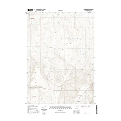 2015 Map of Lightning Ridge, 2015 Print