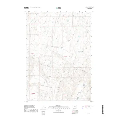 2017 Map of Lightning Ridge, 2017 Print