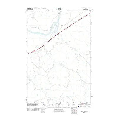 2011 Map of Lignite Creek, 2011 Print