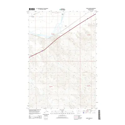 2014 Map of Lignite Creek, 2014 Print