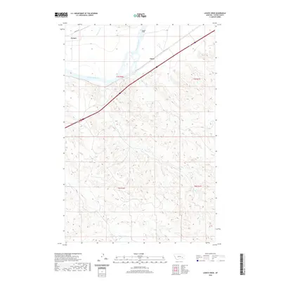 2020 Map of Lignite Creek, 2020 Print