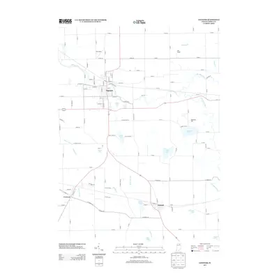 2013 Map of Ligonier, 2013 Print