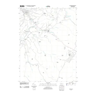 2010 Map of Ligonier, 2010 Print