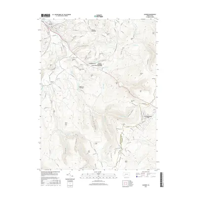 2016 Map of Ligonier, 2016 Print